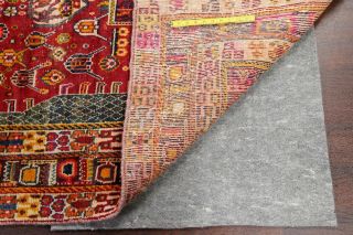 Vintage RED Kashkoli Persian Tribal Area Rug Oriental Wool Hand - made Carpet 5x8 11