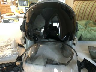Air Force Jet Fighter Pilot Helmet (gray),  Comes W/ Helmet Bag And 4 Visors