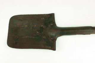 WWI WWII German Field Shovel E - Tool Heer Reichswehr Wehrmacht Trench Spade WW1 2 4