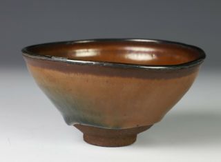 Antique Chinese Glazed Pottery Tea Bowl - Song Dynasty 2