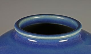 Antique Chinese Blue Glazed Porcelain Jar - Qianlong Period 3