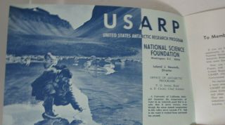 Vintage 1960 ' s Operation Deep Freeze Military US Navy Antarctica 3