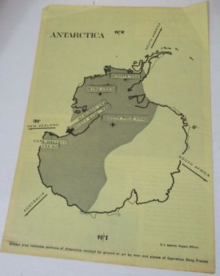 Vintage 1960 ' s Operation Deep Freeze Military US Navy Antarctica 6