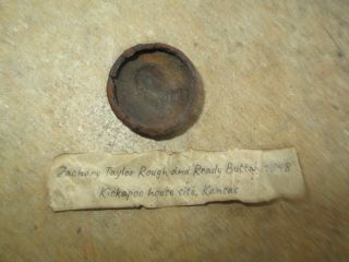 Civil War era Dug Relic 1848 Zachary Taylor Political Clothing Coat Button 2
