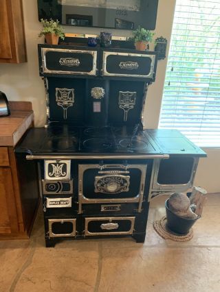 Antique Monarch Wood Stove Fully Restored 8