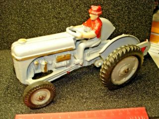 ARCADE FORDSON TRACTOR WITH BLADE Really shape - a real find 4