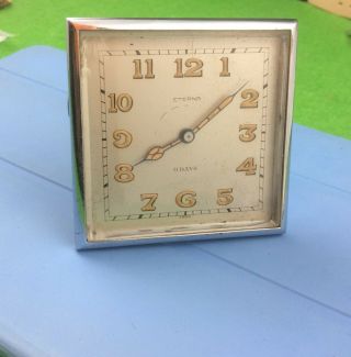 Vintage Clock Eterna - 8 Days Movement - Swiss - 40 