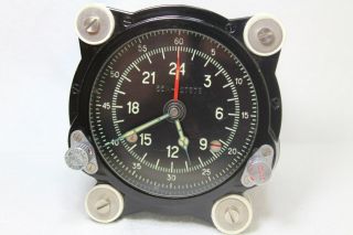 Soviet Aircraft Clock Military Ussr Airforce Mig 129chs 55m Bomber Russia