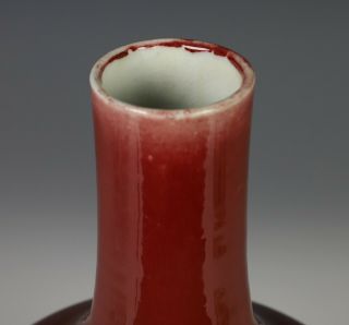 Old Chinese Flambe Glazed Porcelain Bottle Vase 5