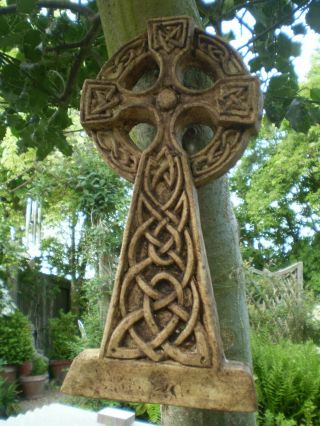 Architectural Salvage Garden,  Celtic Cross,  Crucifix From Cornwall,  England,  Vgc
