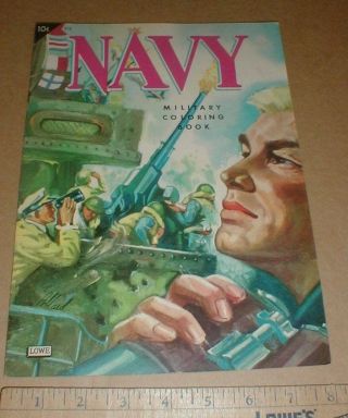Us Navy Military Coloring Book 1964 Submarine Uss Enterprise Battleship Pt Boat