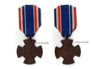 Netherlands Ww1 Mobilization Cross Military Medal 1914 1918 Dutch Wwi Decoration