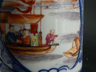 Rare Antique Chinese Export Famille Rose DRAGON SERPENT HANDLE Mug Tankard 1780 10