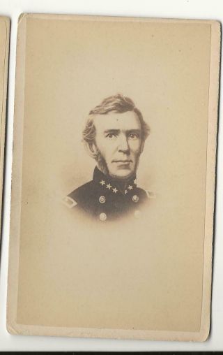 Civil War Cdv Confederate General Braxton Bragg,  Ft Bragg
