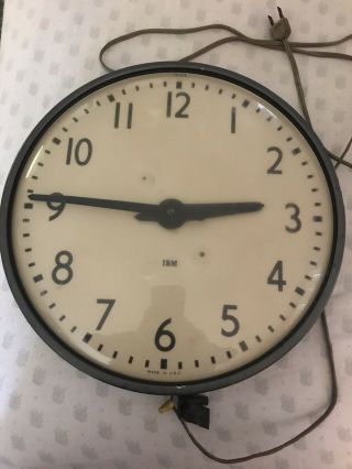 Ibm Vintage Clock Electric