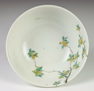 Antique Chinese Porcelain Bowl with Flowers and Birds - Guangxu Mark and Period 5