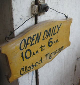 WONDERFUL OLD DOUBLE SIDED SIGN AWESOME LETTERING,  OLD PAINT AAFA NR 2