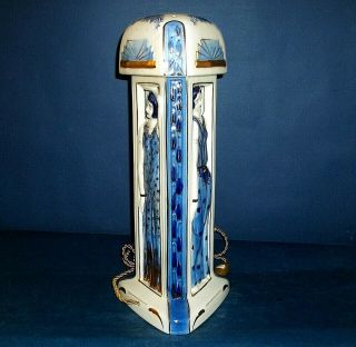 French Art Deco Perfume Lamp/nightlight Made By Duchaussy / Limoges: Robj Era