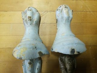 4 Large Matching Antique Cast Iron Eagle Claw Feet Legs for Porcelain Bath Tub 4