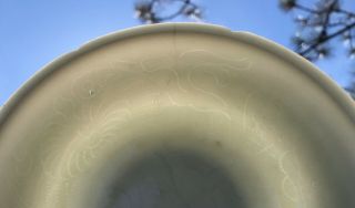 Spectacular Antique Chinese Qingbai Glazed Carved Porcelain Bowl - Song Dynasty 10