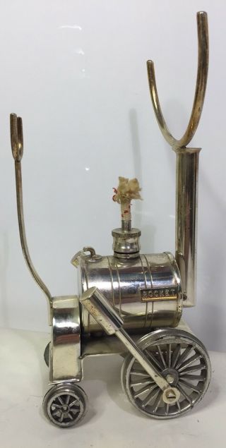 Vintage Brandy Warmer Stephensons Rocket Ph Vogel England Silver Plated