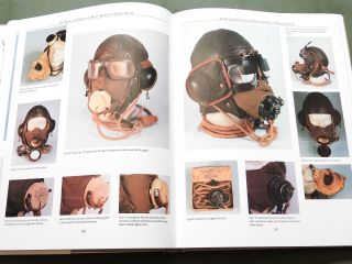 " Vtg Flying Helmets " Us British German Ww1 Ww2 Flight Cap Hat Reference Book