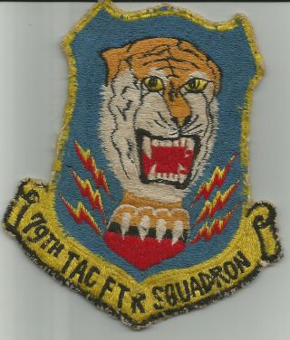 Us Air Force Usaf 79th Tactical Fighter Squadron Patch Japanese Made F - 105