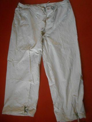 U.  S.  Army:: Wwii 10th Mountain Trousers,  Field,  Over White Size Large. ,  /