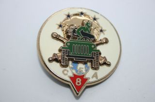 French Army 8th Rpima Marine Parachute Commando Cea Breast Badge