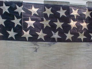 WWI Era US FLAG Stars,  Stripes PATRIOTIC PARADE BUNTING 17 ' x 2 ' 4