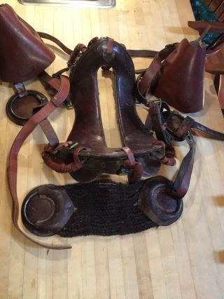 Antique Stamped Us United States Army Ww1 Cavalry Mcclellan Saddle