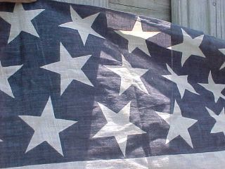 WWI Era US FLAG Stars,  Stripes PATRIOTIC PARADE BUNTING 15 ' x 2 ' 2