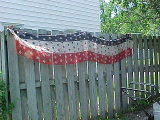 WWI Era US FLAG Stars,  Stripes PARADE BUNTING 12 ' x 2 ' 2