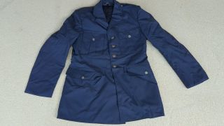 Vintage Usaf Us Air Force Service Dress Uniform Jacket Coat 40r 1987 Dated Nos