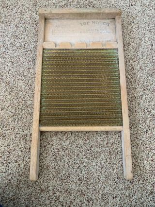 Vintage Antique National Washboard Co The Brass King NO.  801 Old Wash Board 5