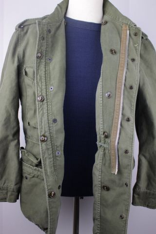 Vintage Mens M1951 Field Jacket Medium Size Army Military USA Green 3