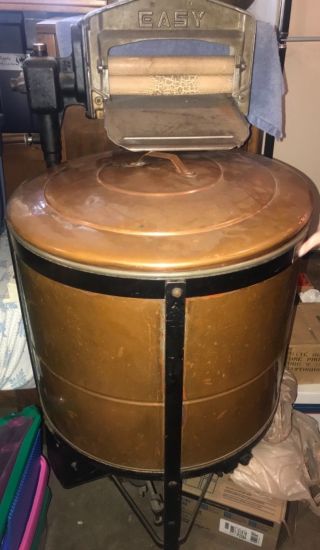 Antique Easy Copper Brass Electric Washing Machine,  Great Comdition