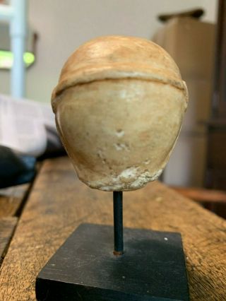 Ancient Roman Marble Head Helmeted Legionnaire 4