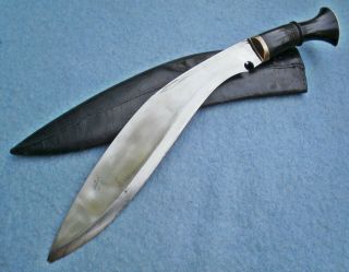 Antique High End Nepalese Gurkha Kukri Knife Indian Sword Nepal Asian Dagger Old