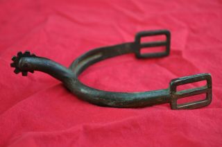 Civil War Model 1859 U.  S.  Cavalry Gutterback Spur With Coin Rowel