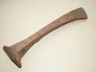 Ancient Rare Authentic Viking Iron Axe Ca 10 - 12 Century Ad