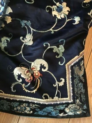 Chinese19thc Embroidered Childs Butterfly Robe 5