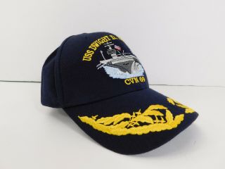 USS DWIGHT D.  EISENHOWER CVN - 69 Crest Official USA Navy HAT Blue Cap I LIKE IKE 7