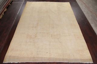 Antique Washed - Out Color MUTED Persian Area Rug Distressed Oriental Carpet 9x13 2