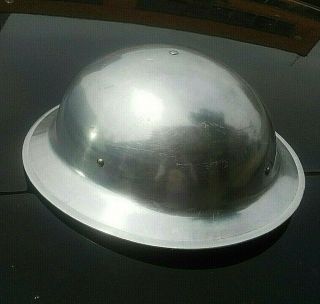 Aluminum Brodie Style Ww1 Helmet Us American Legion Vfw Parade Hat Veterans Army