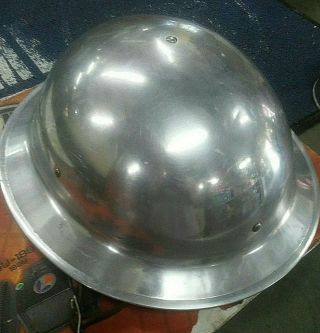 Aluminum Brodie Style WW1 Helmet US American Legion VFW Parade Hat Veterans Army 5