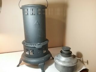 Antique Vintage Metal Perfection Kerosene Heater Model No 525 With Wick And Font