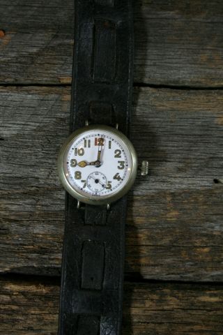 WW1 Trench Watch with Leather Band 2