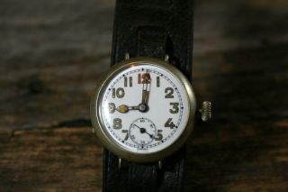 WW1 Trench Watch with Leather Band 3