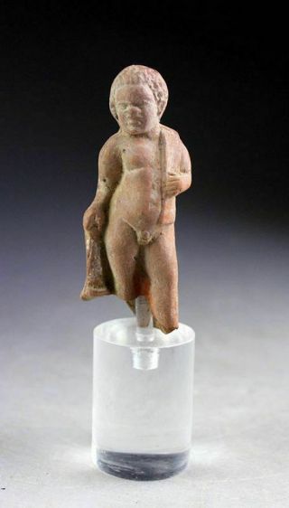 Sc Romano - Egyptian Terracotta Figure Of A Naked Satyr,  Ca.  1st.  Cent Ad